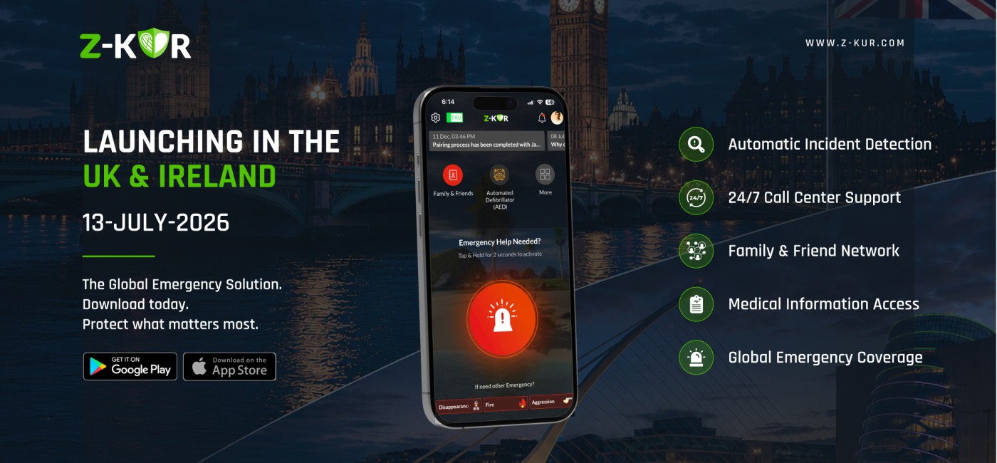 Z-KUR Launches in the UK & Ireland on 13 July 2026: A New Era in Emergency Protection